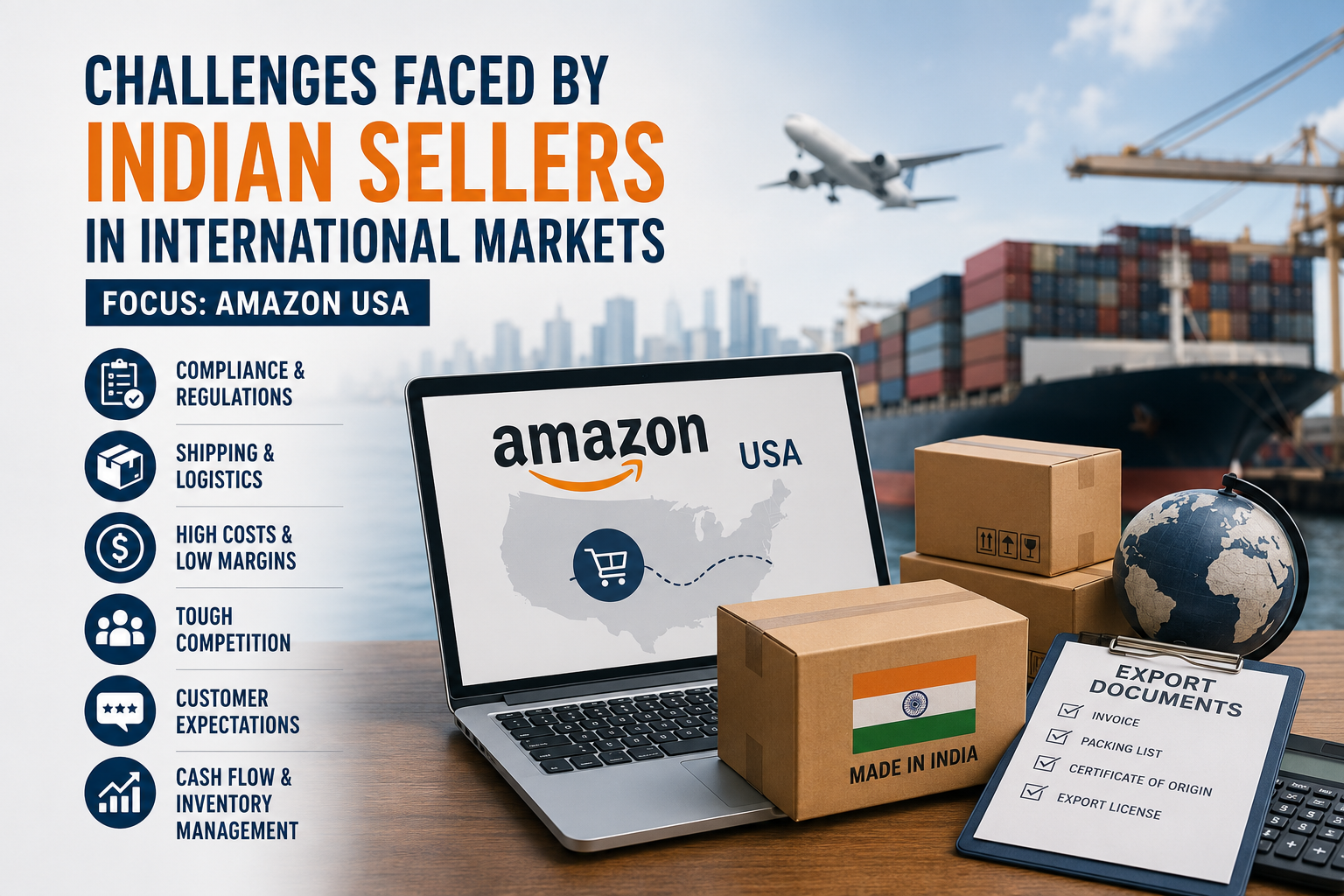Top 12 Challenges Indian Sellers Face While Selling on Amazon USA (And How to Overcome Them)