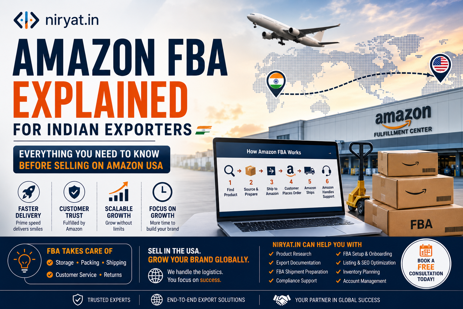 Amazon FBA Explained for Indian Exporters. Everything You Need to Know Before Selling on Amazon USA